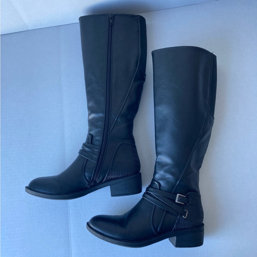 BareTraps Stratford Women Knee High Boots Equestrian Motorcycle Black Size 6.5 - Picture 6 of 11
